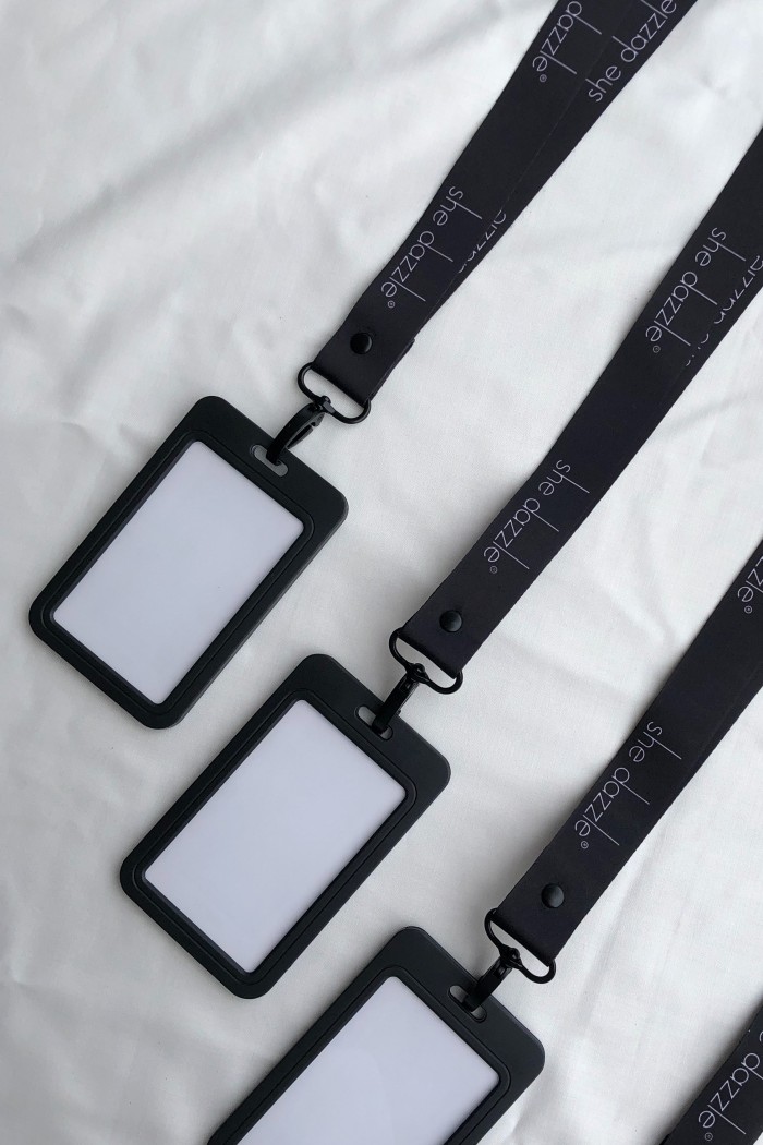 SD Lanyard In Black