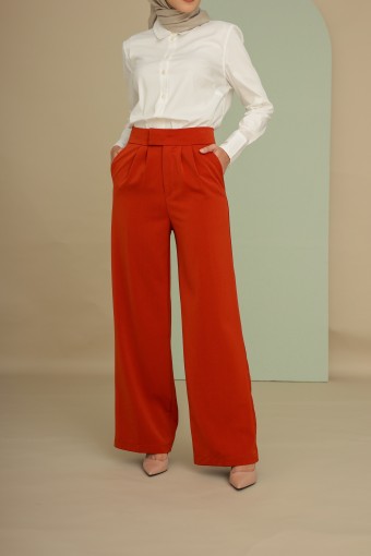 Belle Pants In Burnt Orange