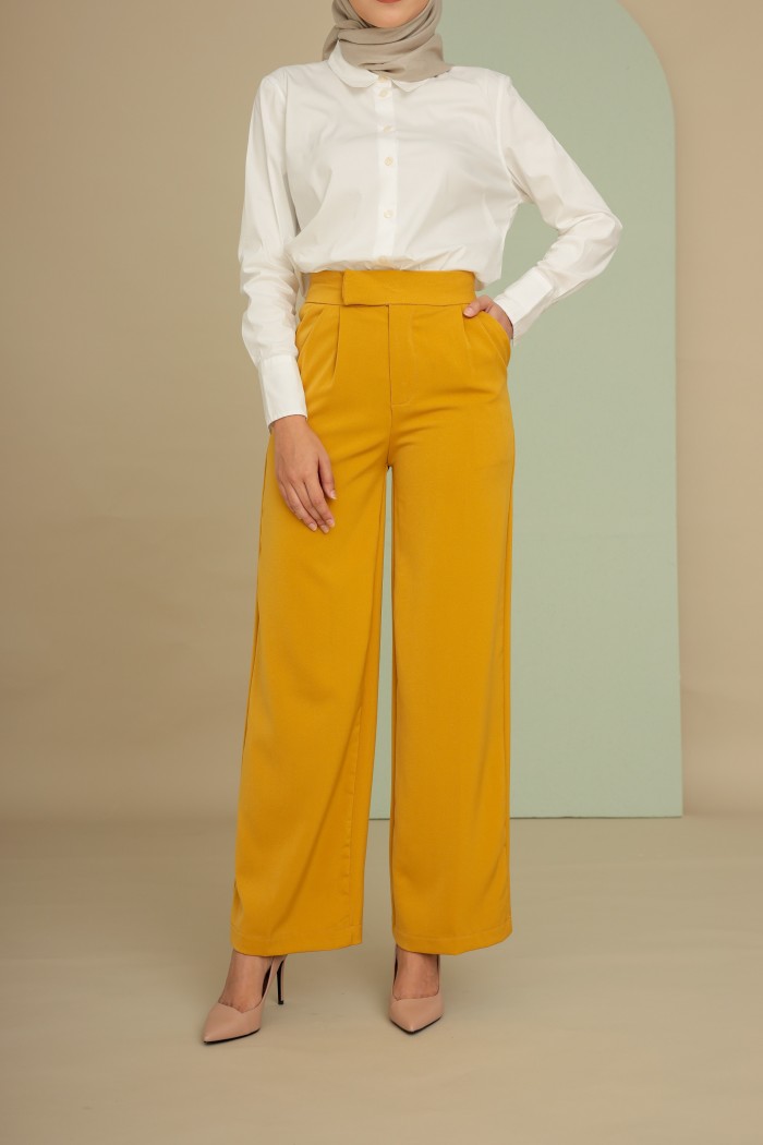 Belle Pants In Mustard