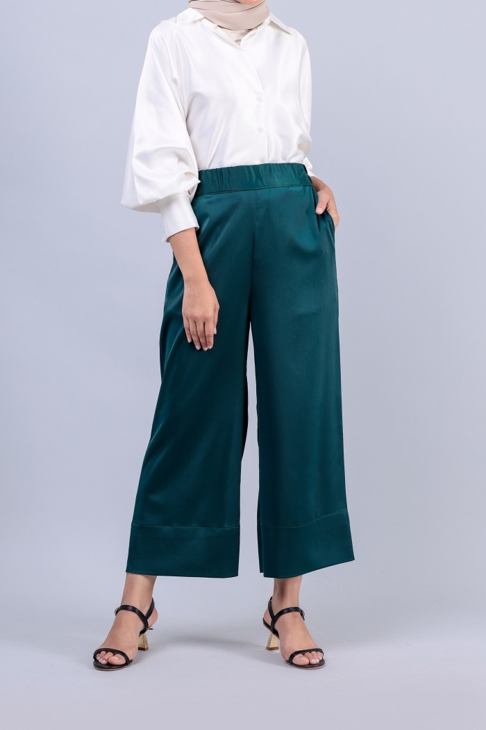 Chloe Pant In Emerald Green