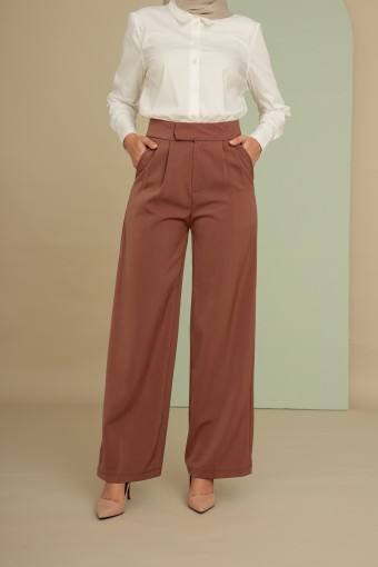 Belle Pants In Chestnut
