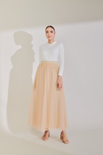 Ellisa Skirt In Light Beige