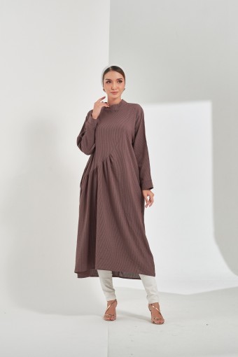 Naela Dress In Eggplant