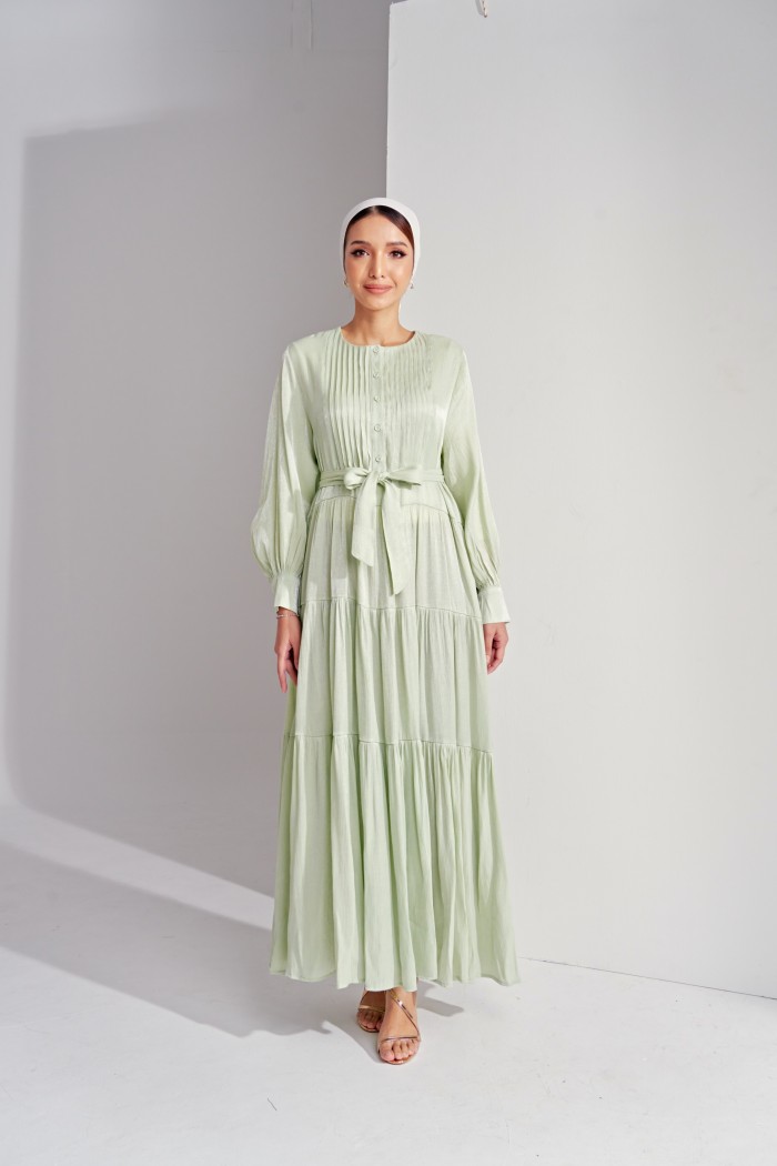 Della Dress In Honeydew