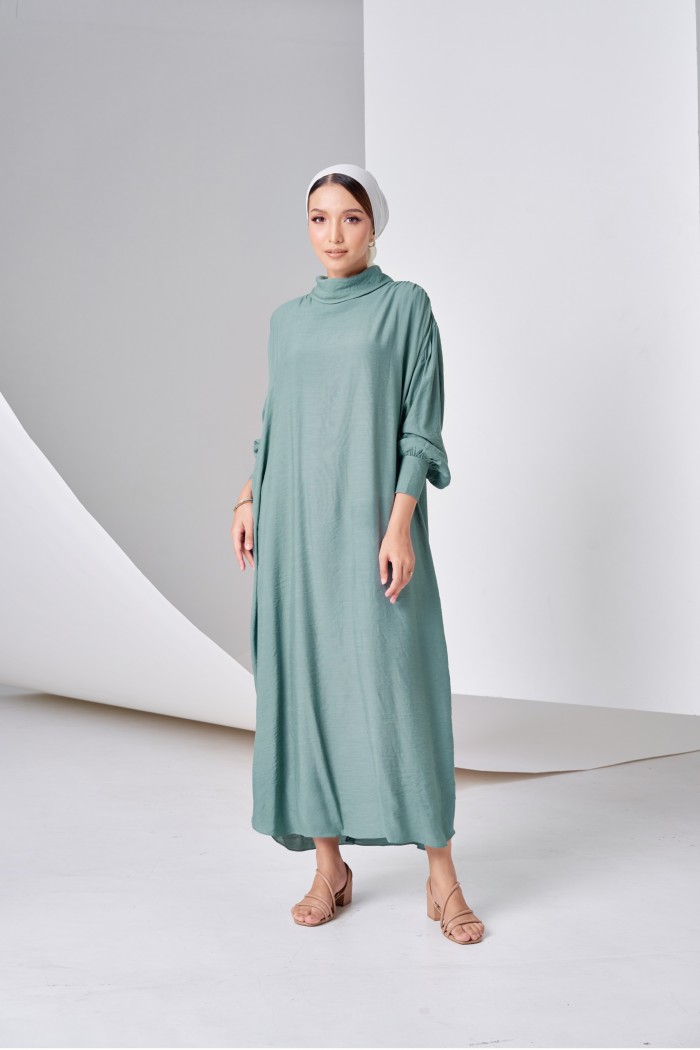 Navea Dress In Cambridge Blue