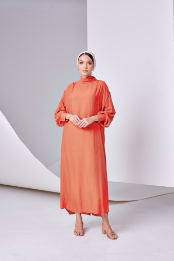 Navea Dress In Ginger