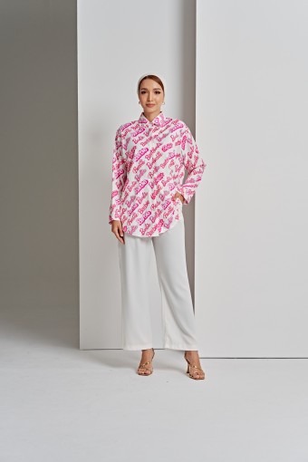 Erika Top In Punch Pink