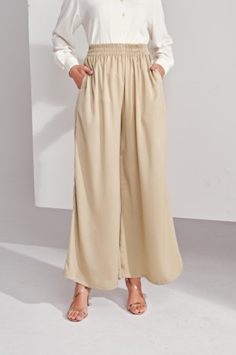 Nidaa Pants In Creamy Beige