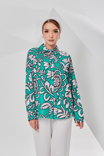 Riyana Top In Turquoise