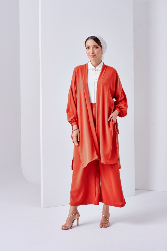 Clara Set In Burnt Orange