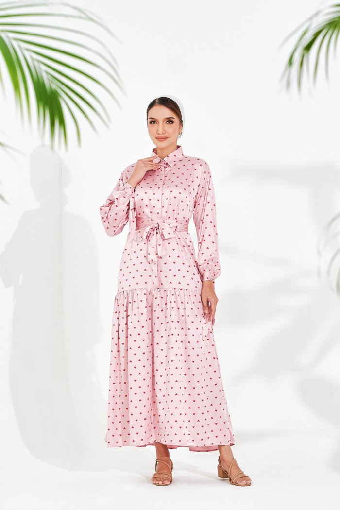 Deelerina Dress In Rose Pink