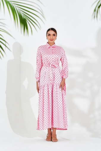 Deelerina Dress In Taffy Pink