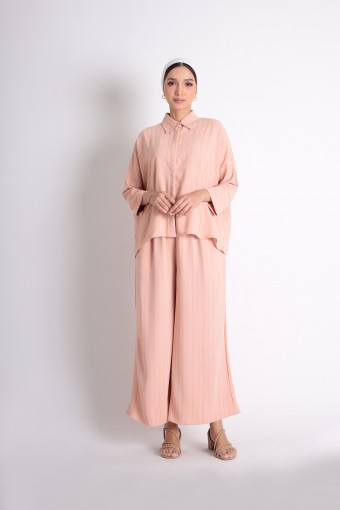 Zea Set In Crepe Pink