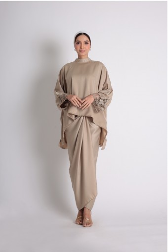 Aleeya Kurung In Khaki