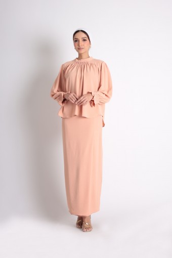Helena Kurung In Peach