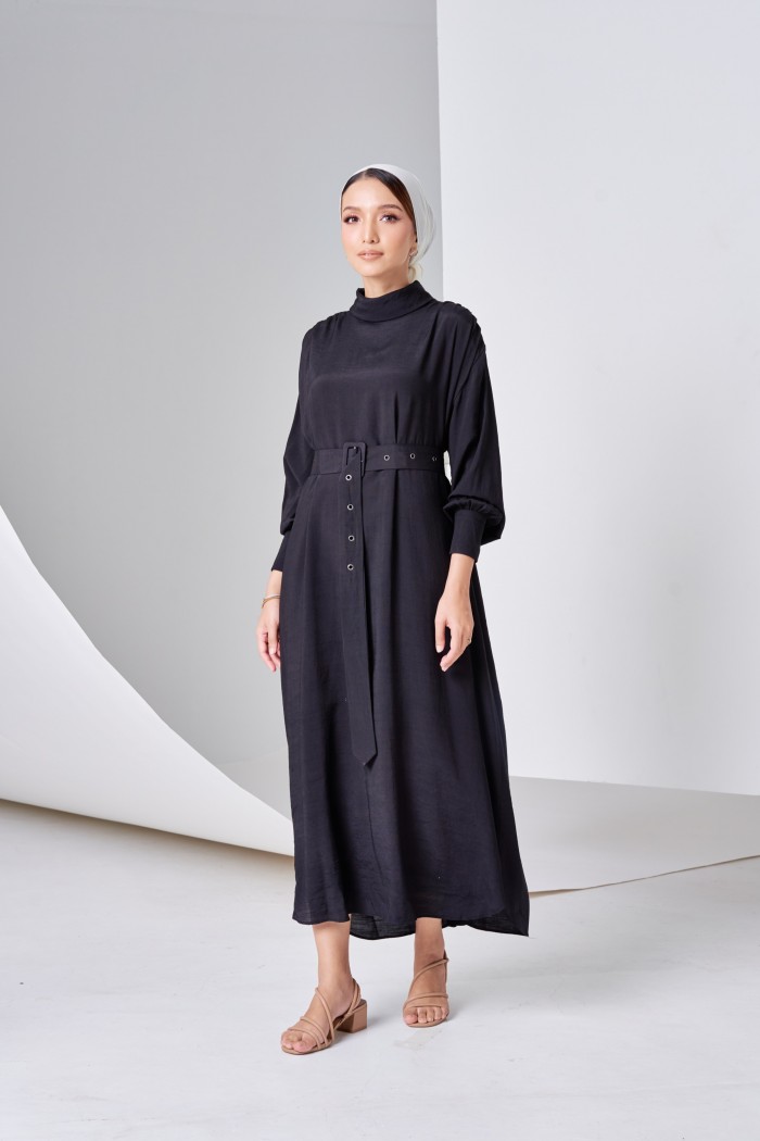 Navea Dress In Midnight