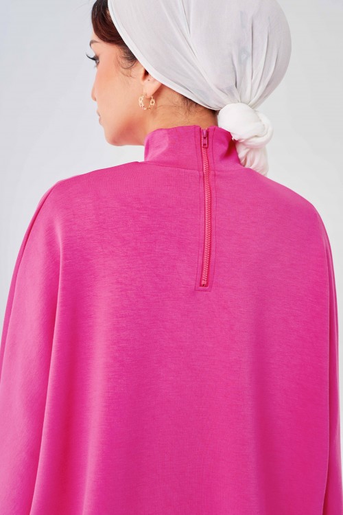 Ae-Ra Set (Straight Cut) In Hotpink