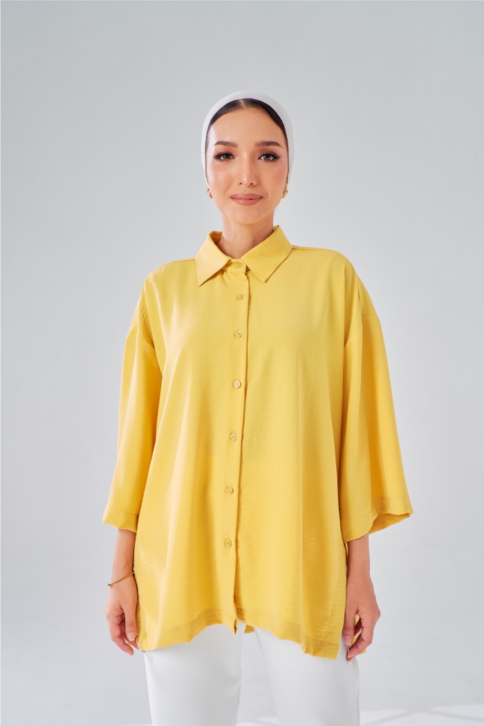 Naomi Top In Macaron Yellow