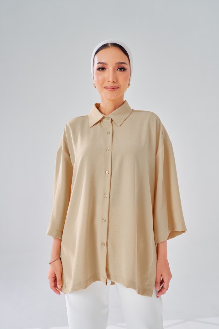 Naomi Top In Nude Brown