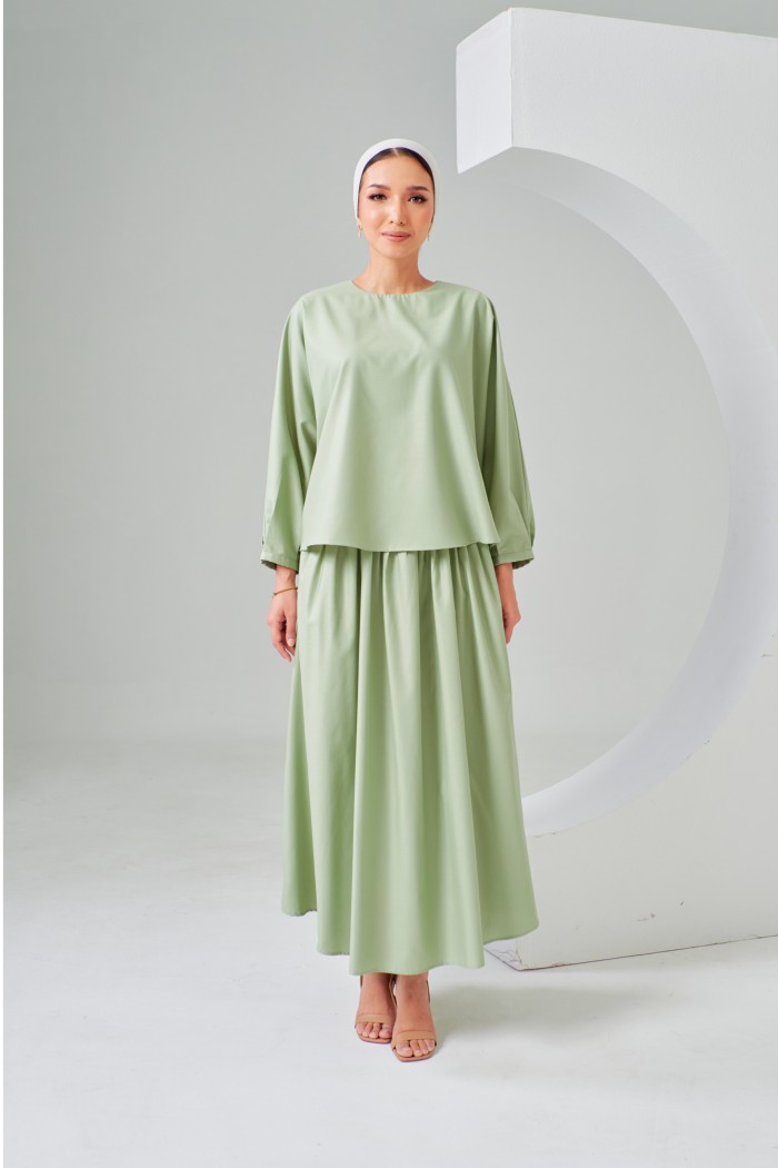 Elena Set In Laurel Green