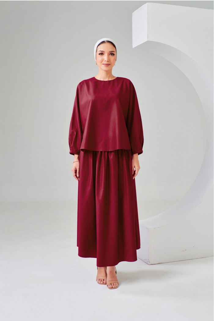 Elena Set In Burgundy