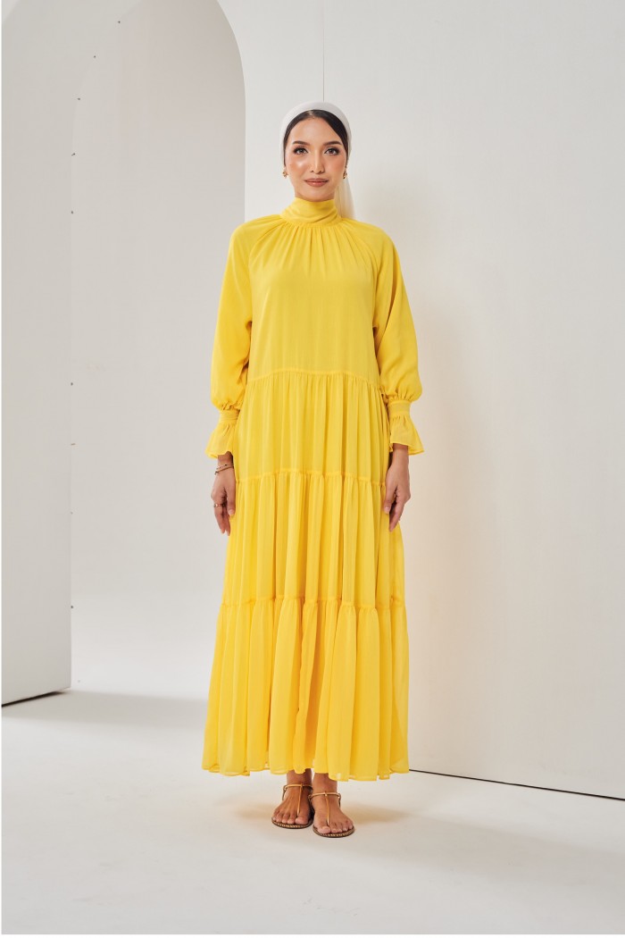 Calissa Dress In Yellow