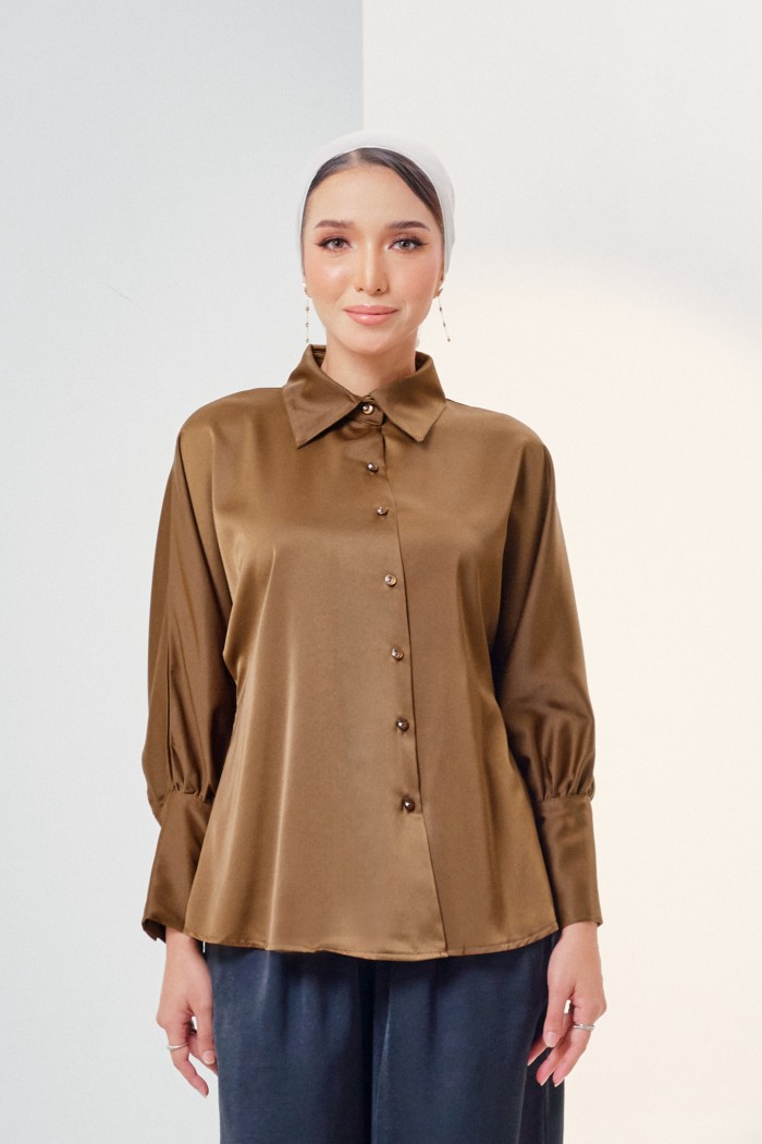 Kimora Top In Walnut Brown