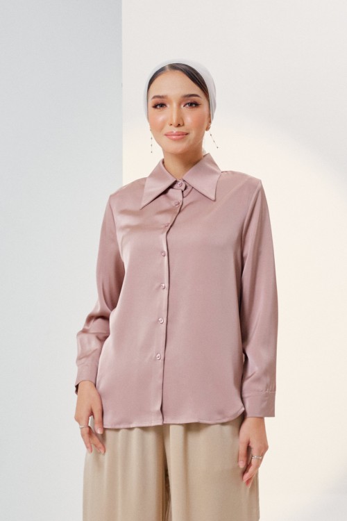 Julianne Top In Dusty Rose