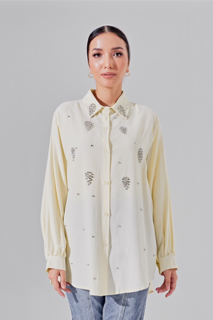 Serina Top In Cream