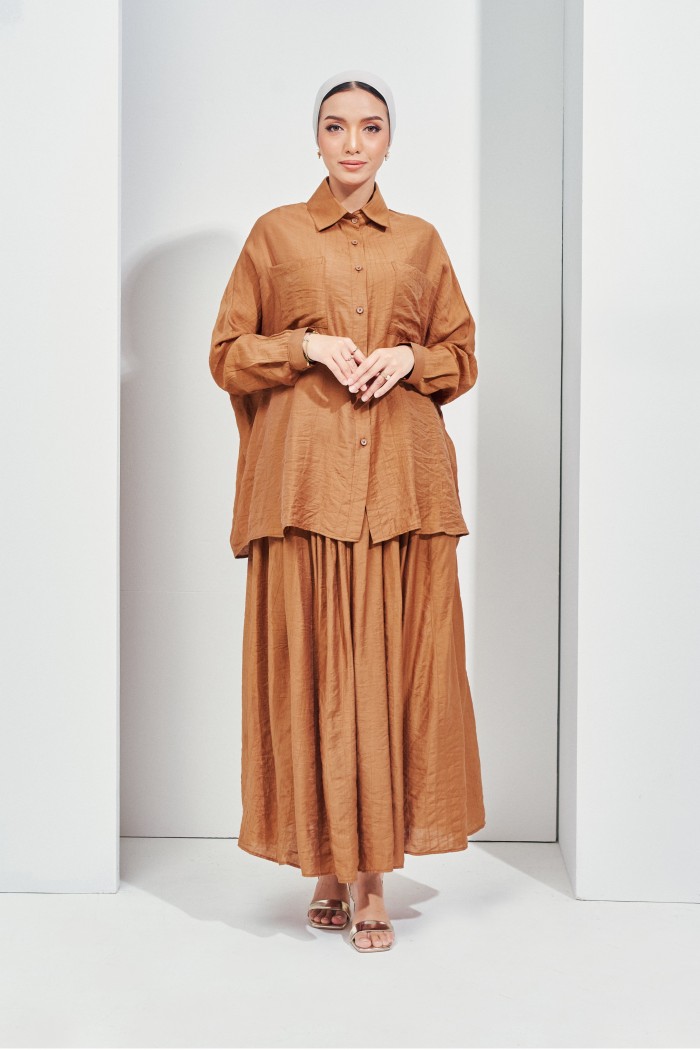 Alayna Set In Copper Brown