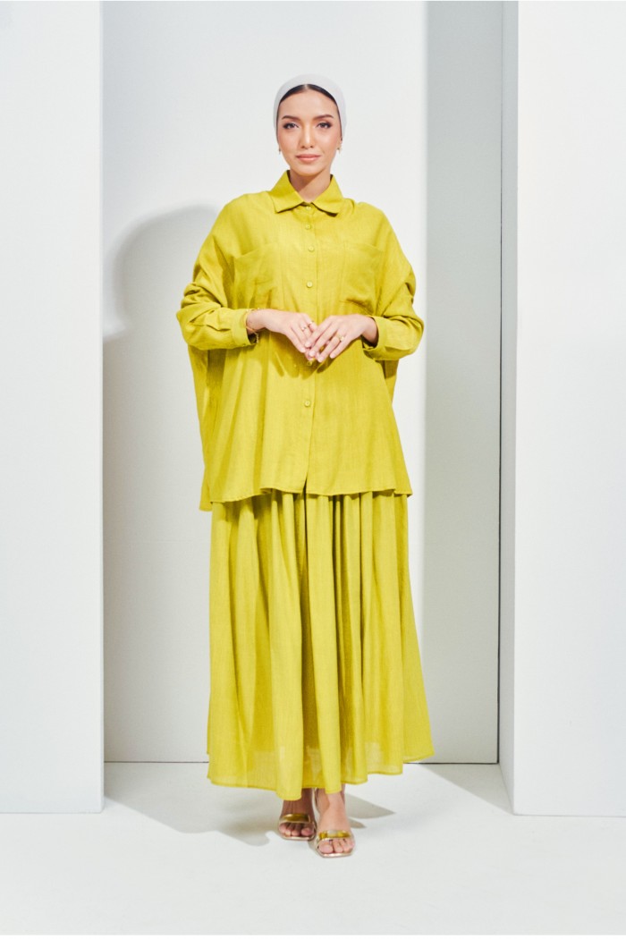 Alayna Set In Lime Green