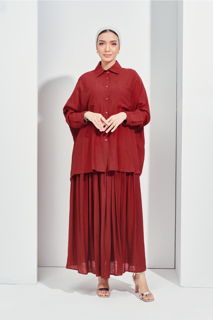 Alayna Set In Maroon