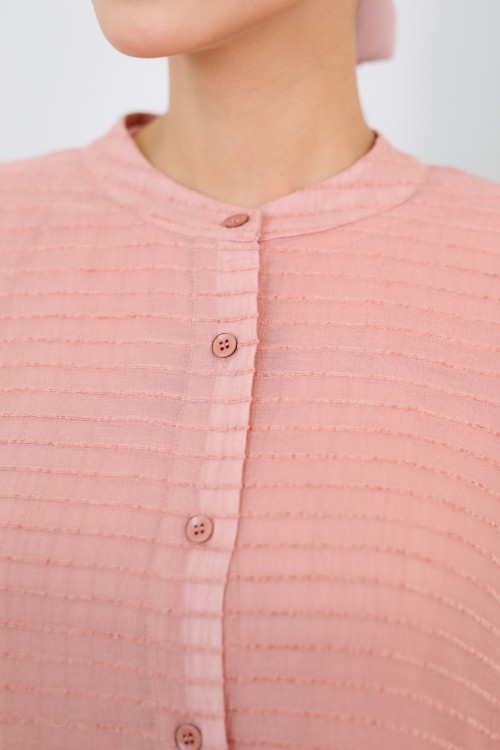 Darina Caftan In Peach Salmon