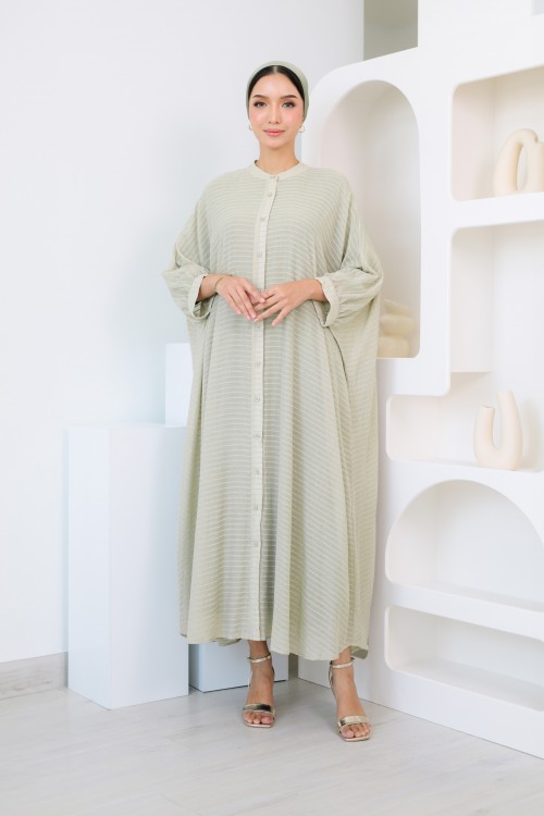 Darina Caftan In Pistachio