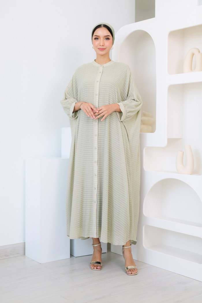 Darina Caftan In Pistachio