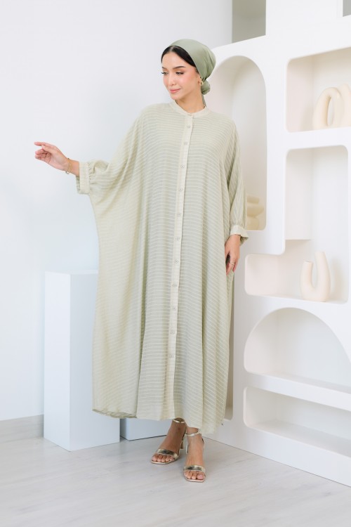 Darina Caftan In Pistachio