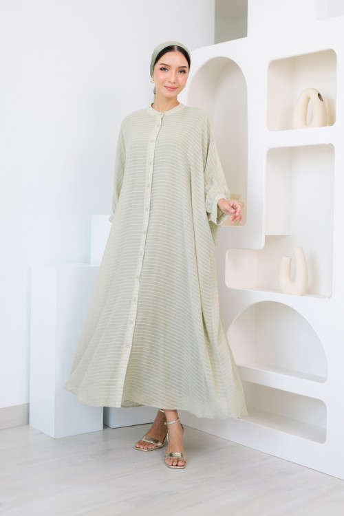 Darina Caftan In Pistachio