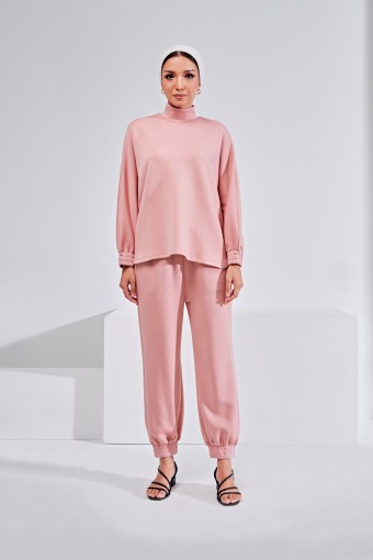 Ae-Ra Set (Jogger Pants) In Rose Pink