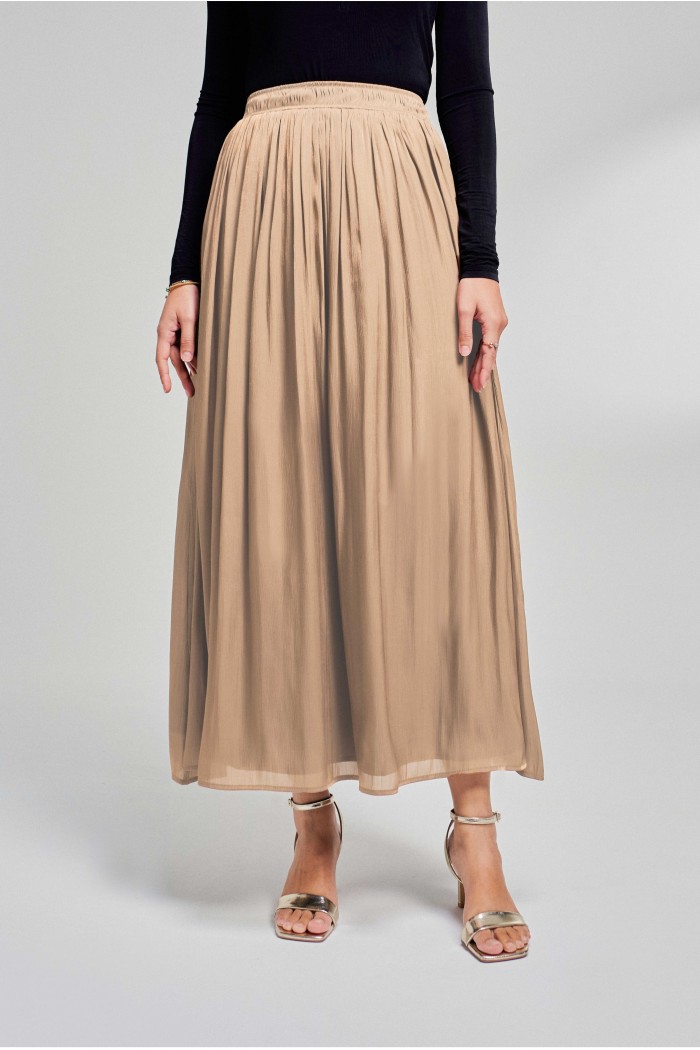 Liara Skirt In Camel Brown