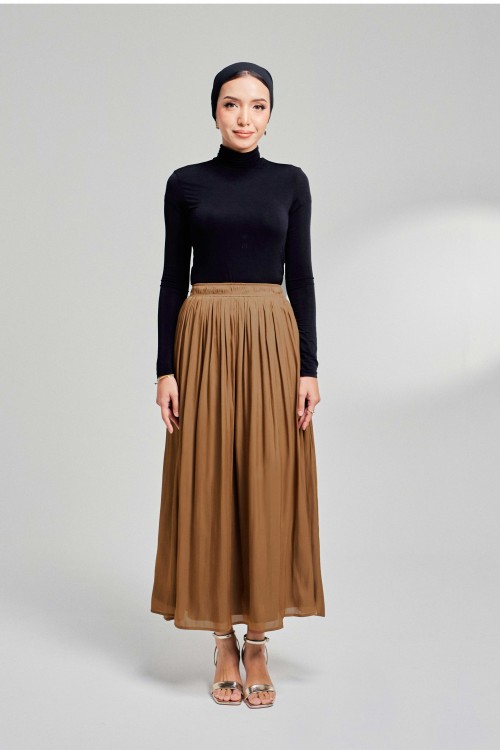 Liara Skirt In Copper Brown