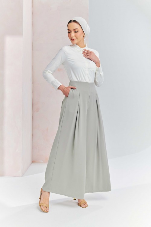 Averie Pants In Silk Grey