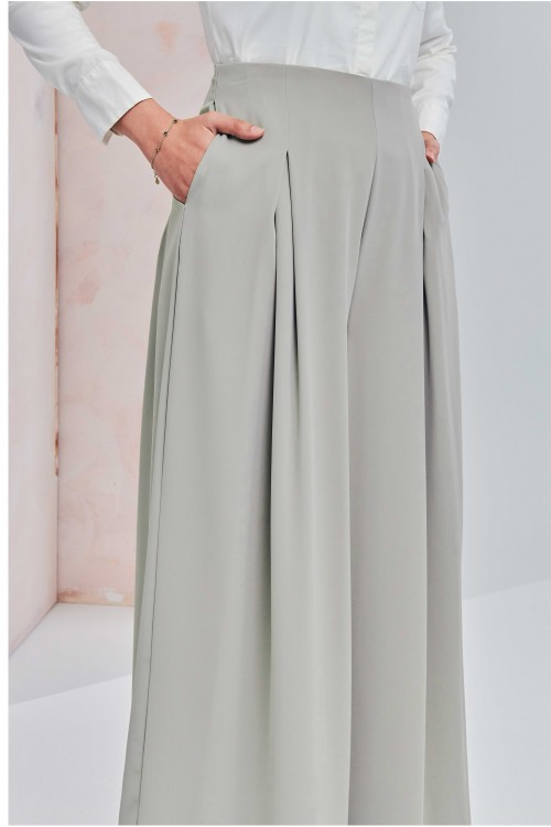 Averie Pants In Silk Grey
