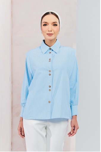 Deluna Top In Light Blue