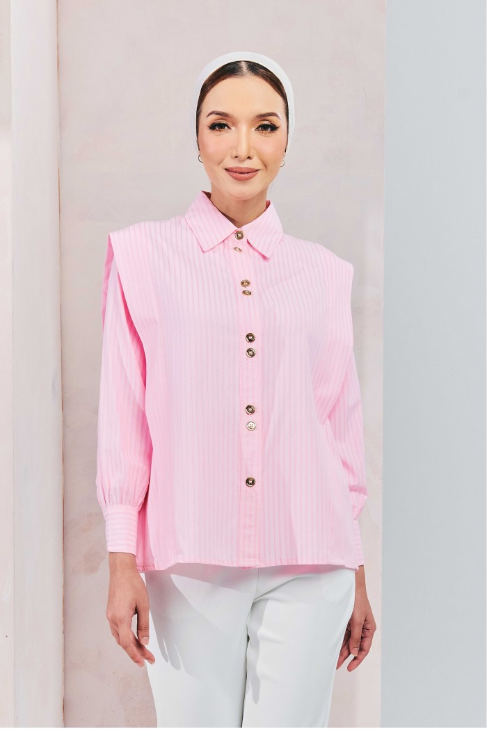 Deluna Top In Light Pink