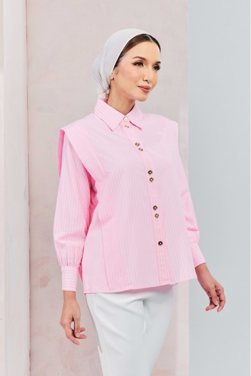 Deluna Top In Light Pink