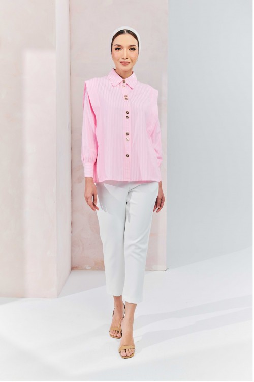 Deluna Top In Light Pink