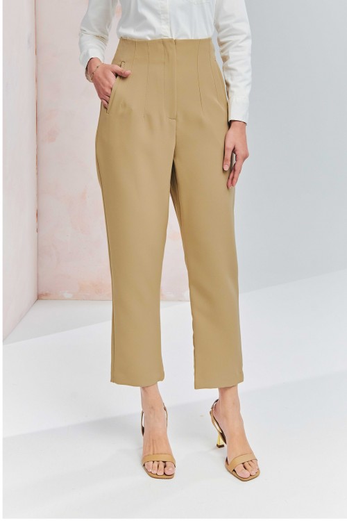 Katniss Pants In Camel Brown