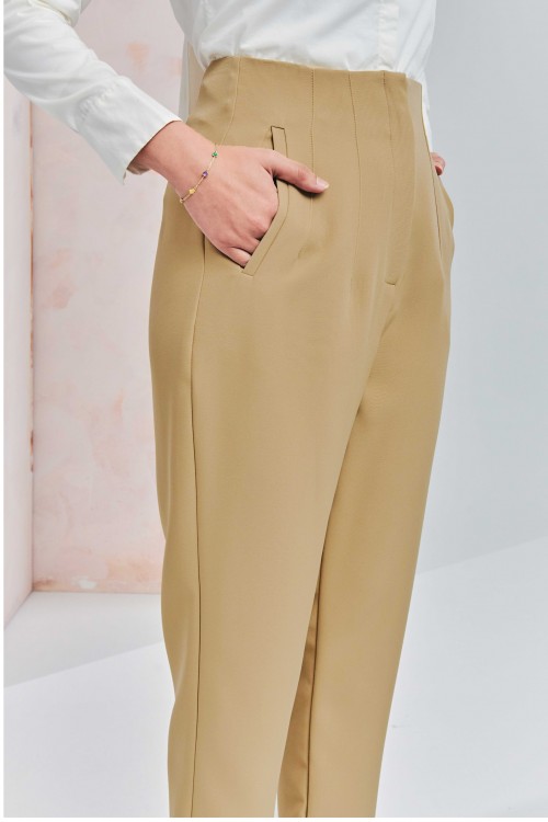 Katniss Pants In Camel Brown
