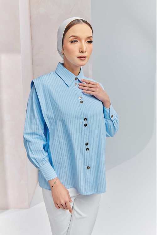 Deluna Top In Light Blue
