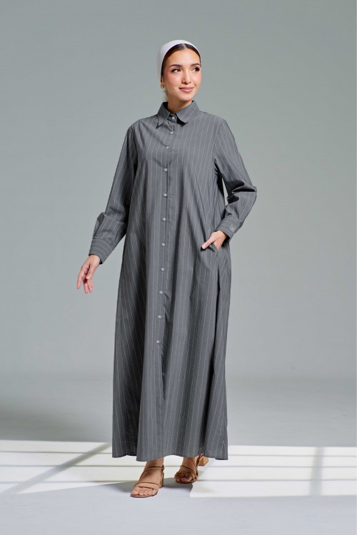 Amanda Long Top In Grey